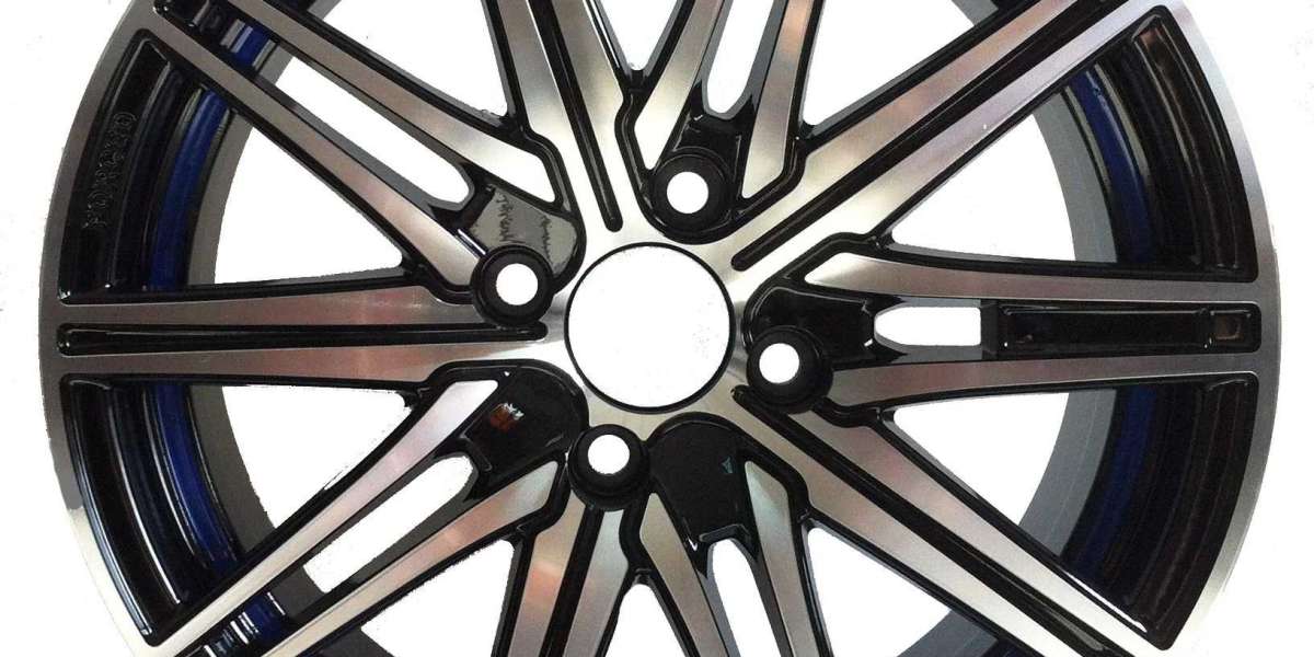 Features of 15inch black machine face aftermarket alloy wheel hub