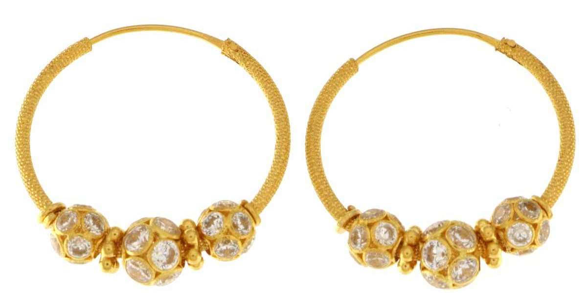 Embracing Timeless Elegance: The Allure of 22ct Gold Hoop Earrings